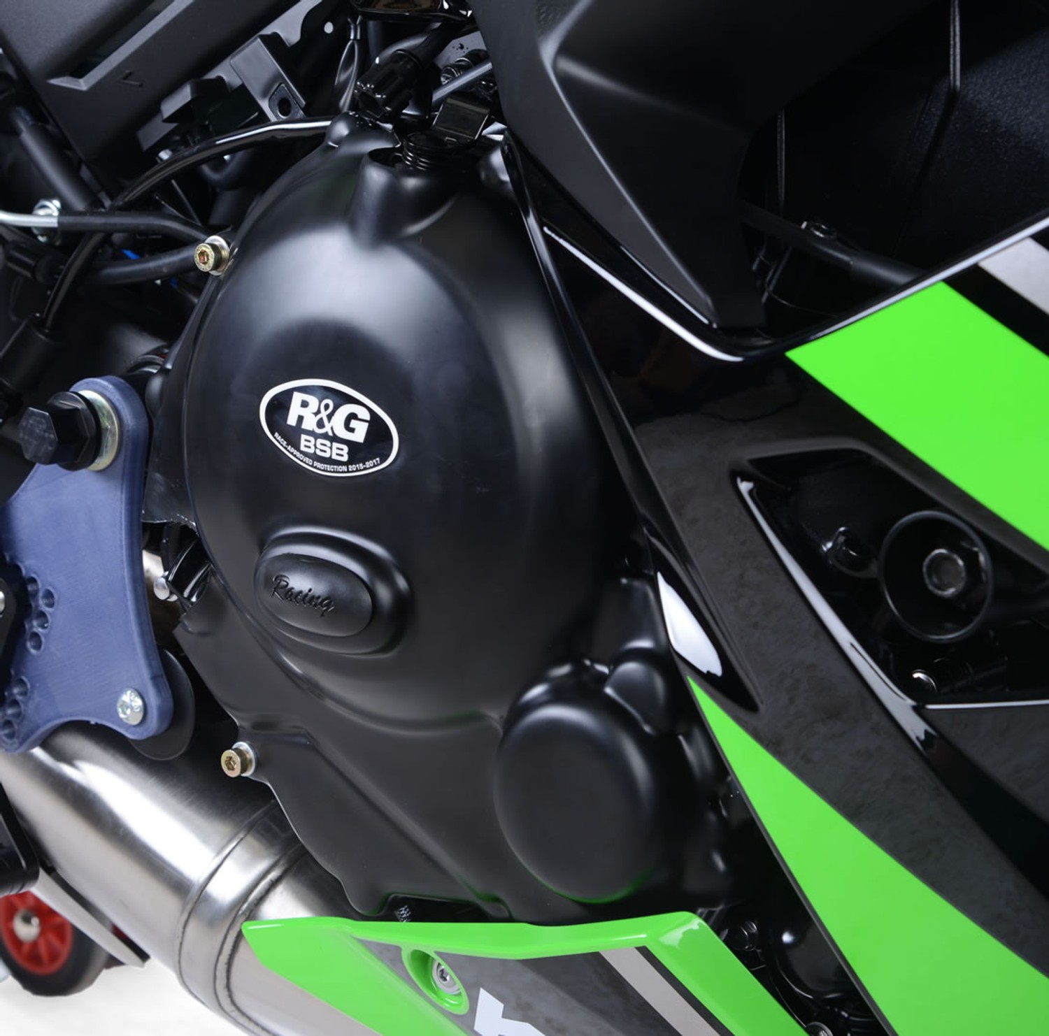 R&G Racing Engine Case Covers - Pair (race version) for Kawasaki Z650RS '22, Z650 / Ninja 650 '17-'22 R&G Racing Engine Case Covers - Pair (race version) for Kawasaki Z650RS '22, Z650 / Ninja 650 '17-'22